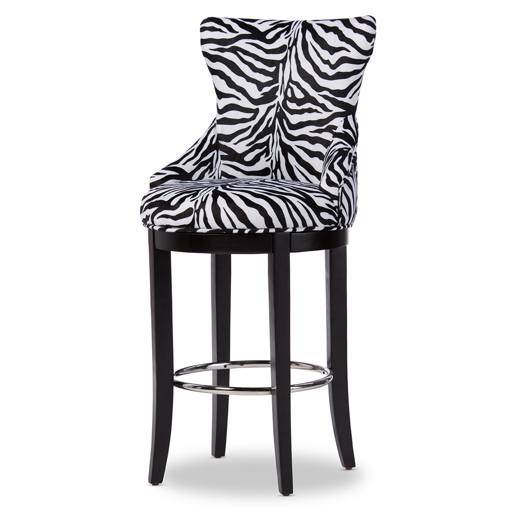 Patterned fabric bar deals stools